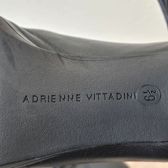 Victorian Ankle Boots Leather Chain Stud Block Heel Whimsigoth Pointy Bootie 6.5 - Picture 10 of 14